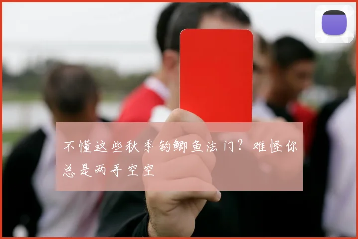 不懂这些秋季钓鲫鱼法门？难怪你总是两手空空